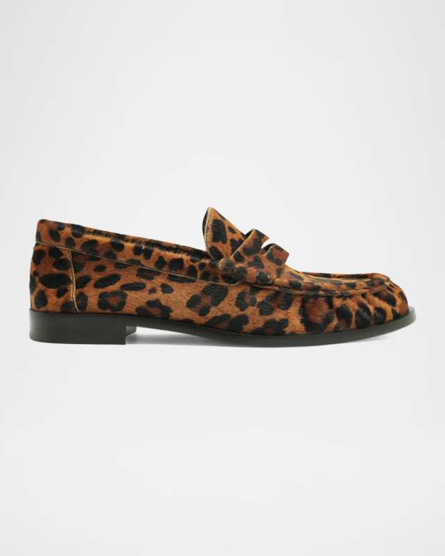 Tyche Calf Hair Penny Loafers